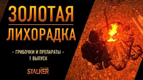 Золотая Лихорадка. Сталкер Онлайн. Грибочки и препараты. Выпуск 1