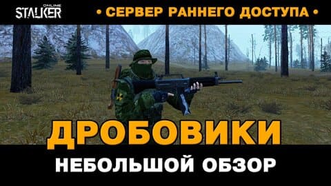 30. Дробовики. Небольшой обзор и тест. Новый Персонаж в Stalker Online, СРД сервер